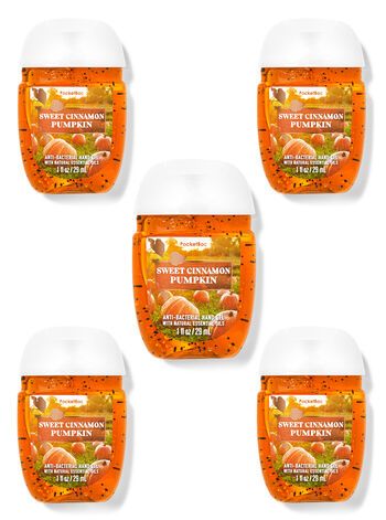 Sweet Cinnamon Pumpkin PocketBac Hand Sanitizer, 5-Pack