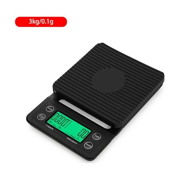3kg/0.1g 5kg/0.1g Drip Coffee Scale With Timer Por