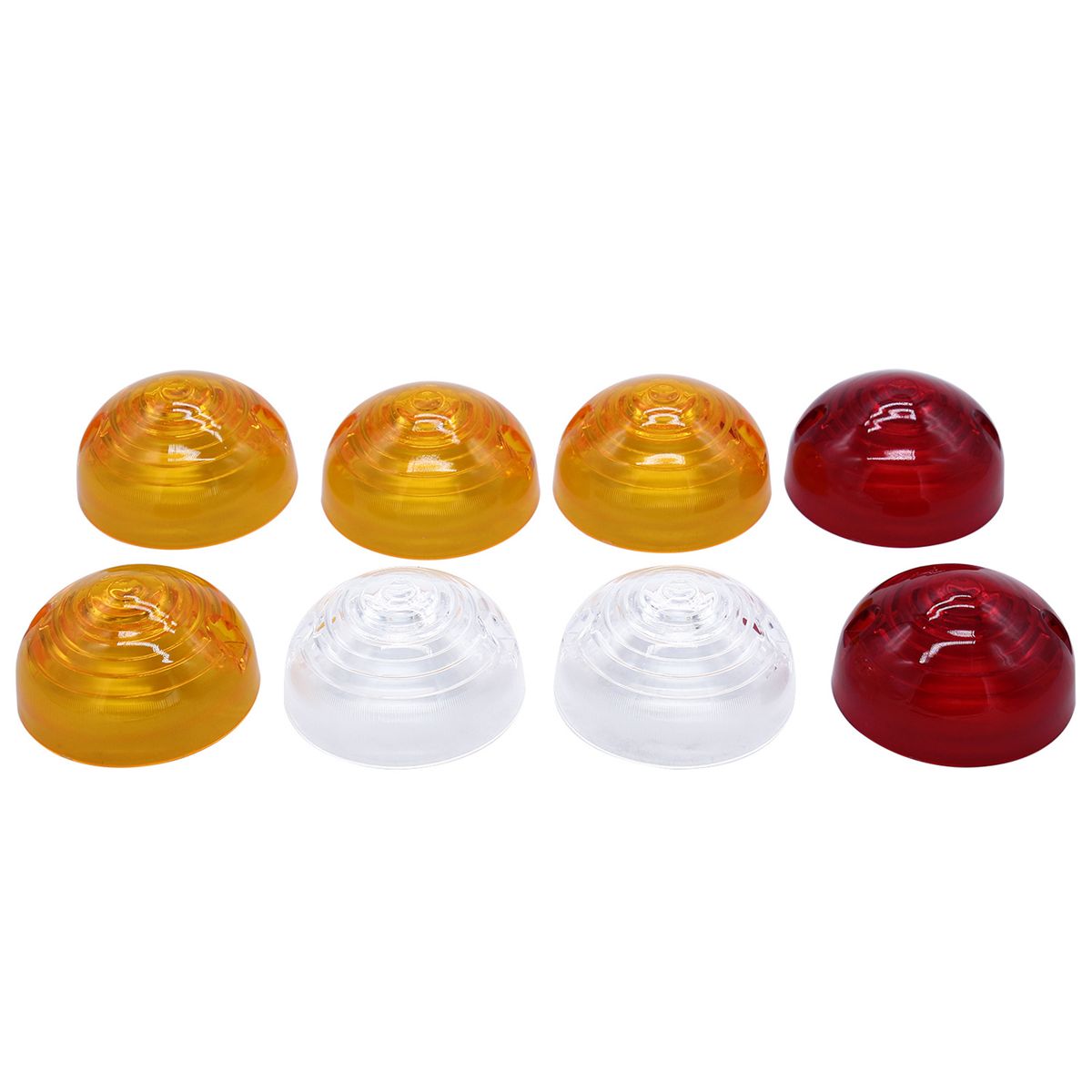 8 Pcs Tail Light Lens Kit Indicator Side Lamp Replacement