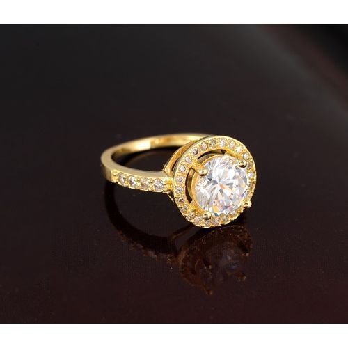 Ladies Engagement Ring - Gold
