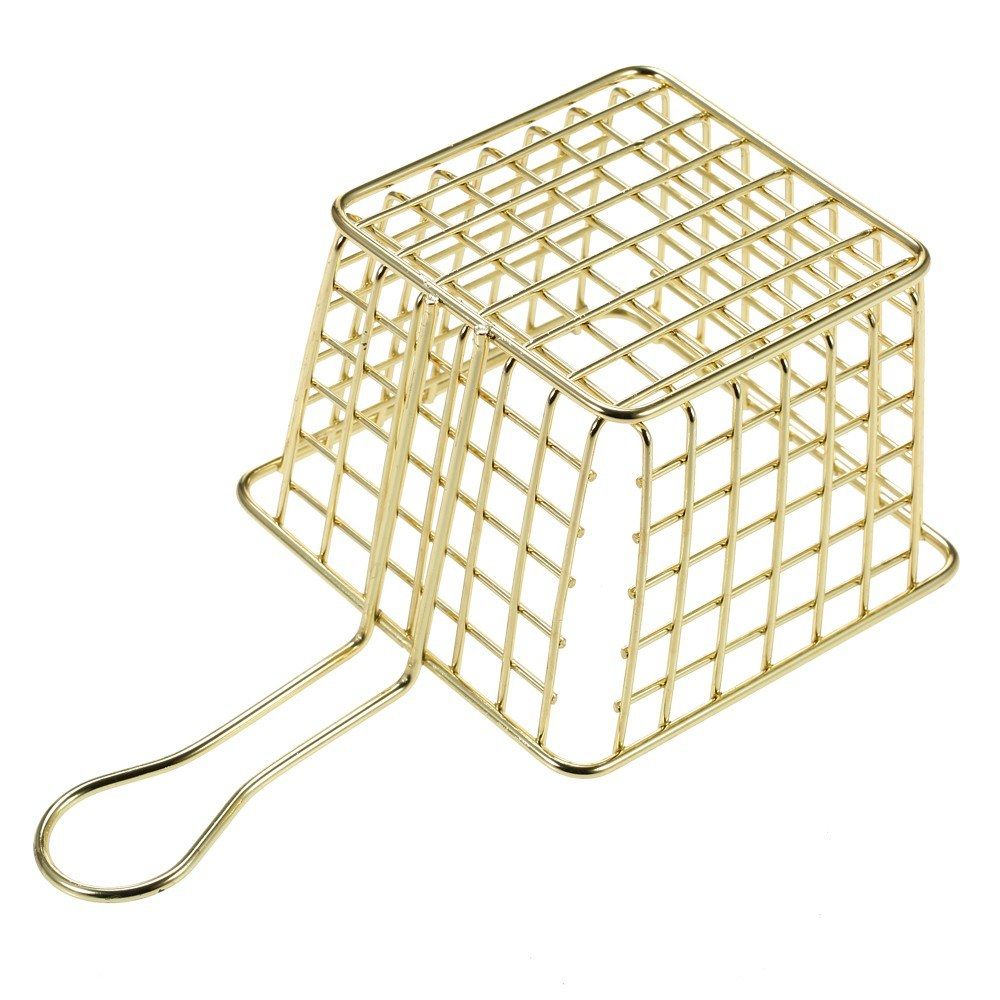 Kitchen French Fry Basket Square Poaching Boiling Deep