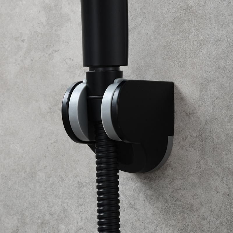 Adjustable shower bracket without punching bracket