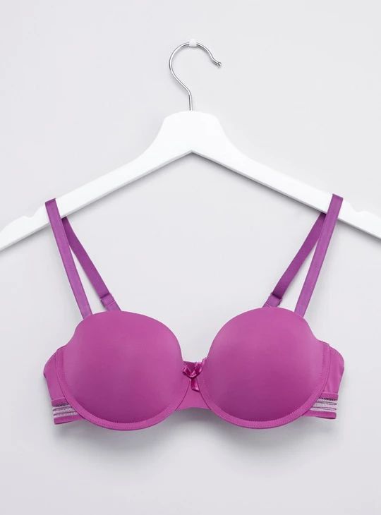 Balconette Bra-  Purple
