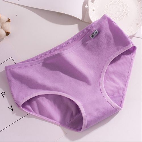 Women's Cotton Panties Soft Underwear Girl Breathable Briefs