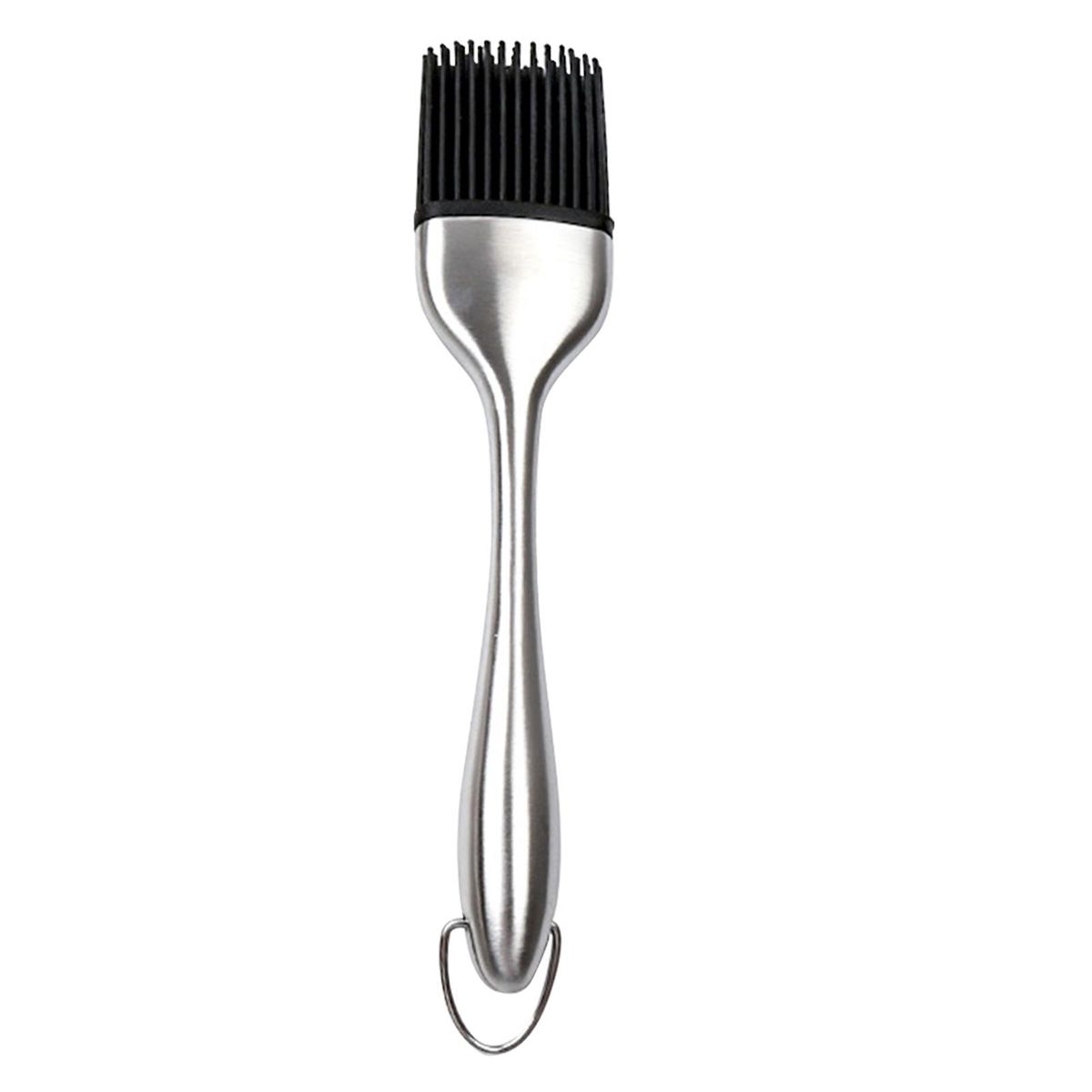 Sauce Basting Brush Barbecue BBQ Grill Pastry Brush Heat Resistant Baking Cooking Silicone Brush Stainless Steel Handles