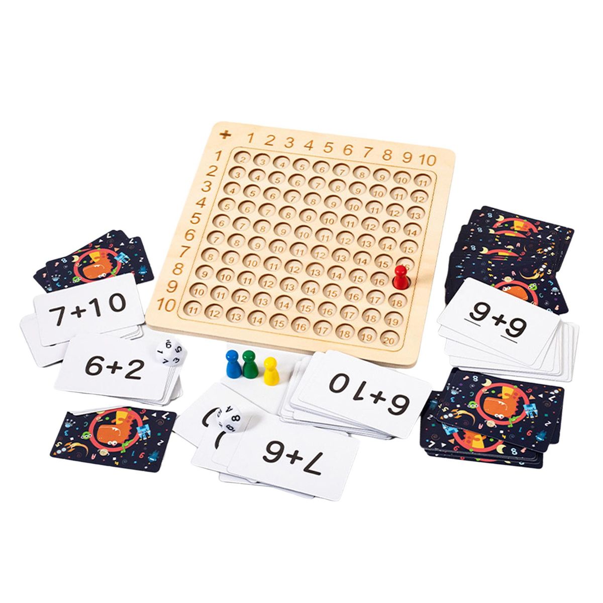 Wooden Multiplication Board Multiplication Division Board