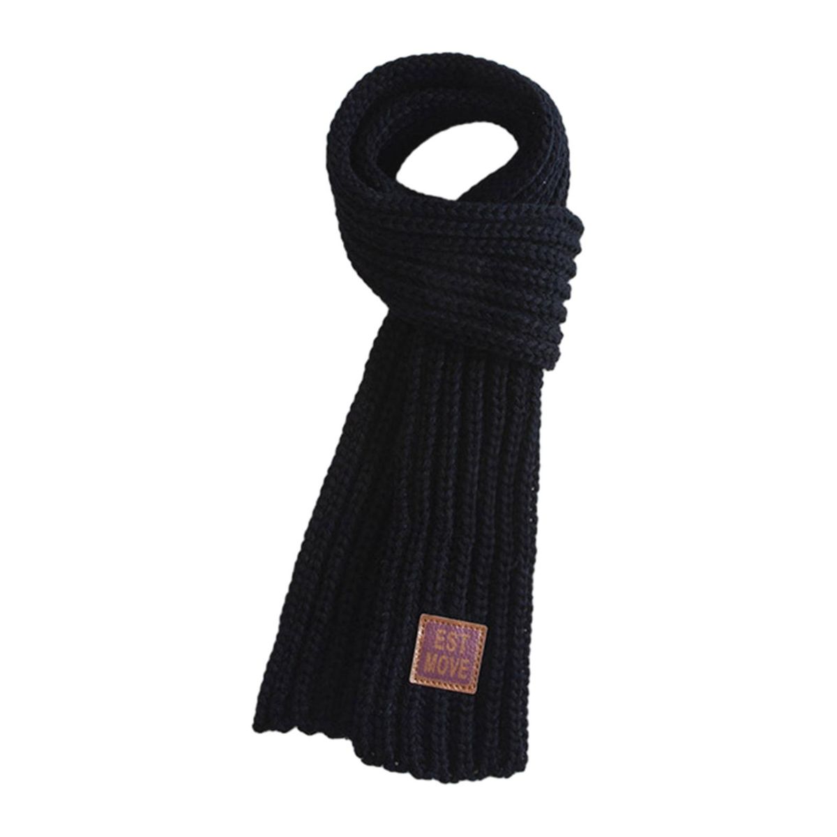 Warm Neck Set Cozykidz Knitted Neck Wrap Soft Warm Winter for Babies Black
