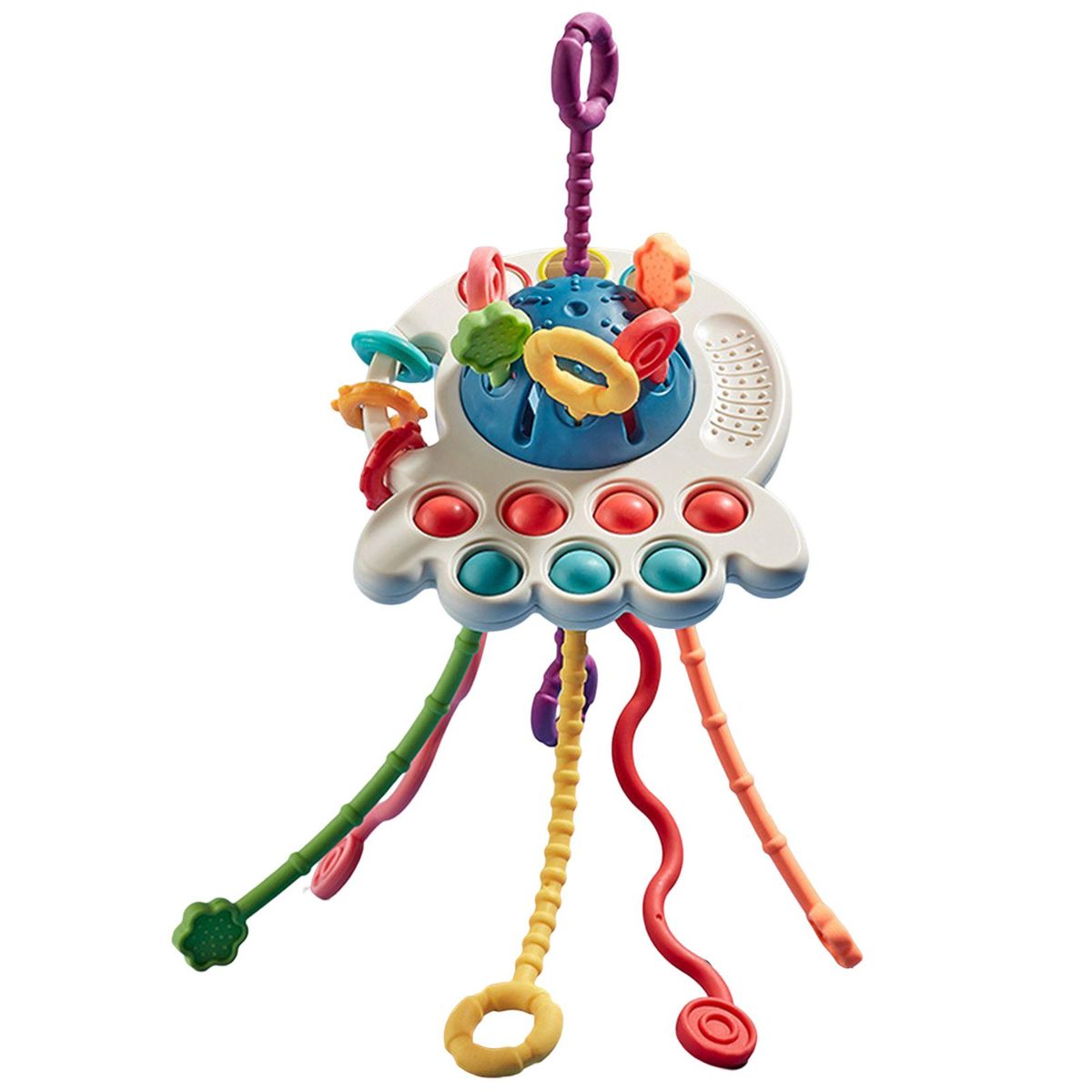 Enlightenment Toy Crab Teething Sensory Toy Blue