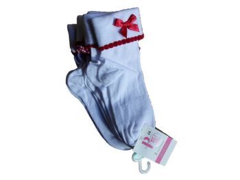 Girls Cotton Rich 3 Pack Frill Trim Socks