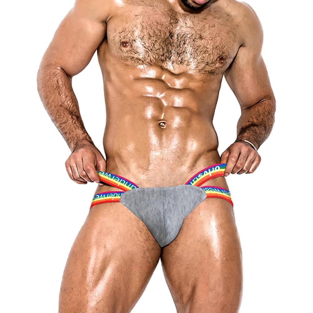 Rainbow T-pants Low Waist Cotton  T-Back Air Vent T-pants