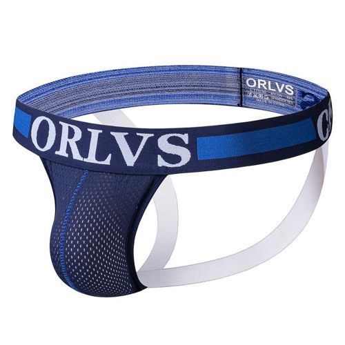Sexy Men Underwear Jockstrap Cotton/mesh G-String Thong Briefs Panties