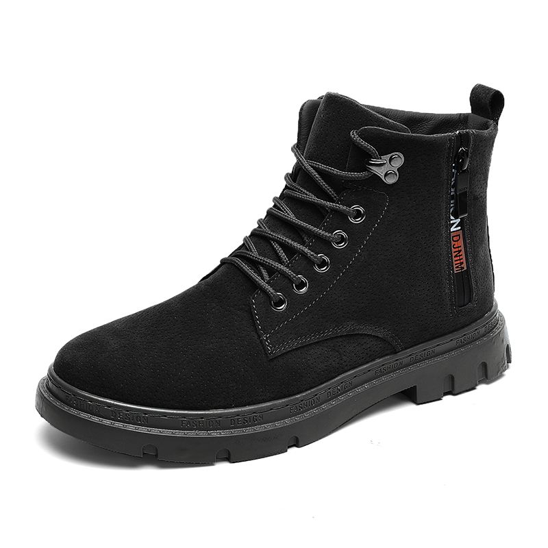New Men's Casual Martin Slip On Ankle Boots