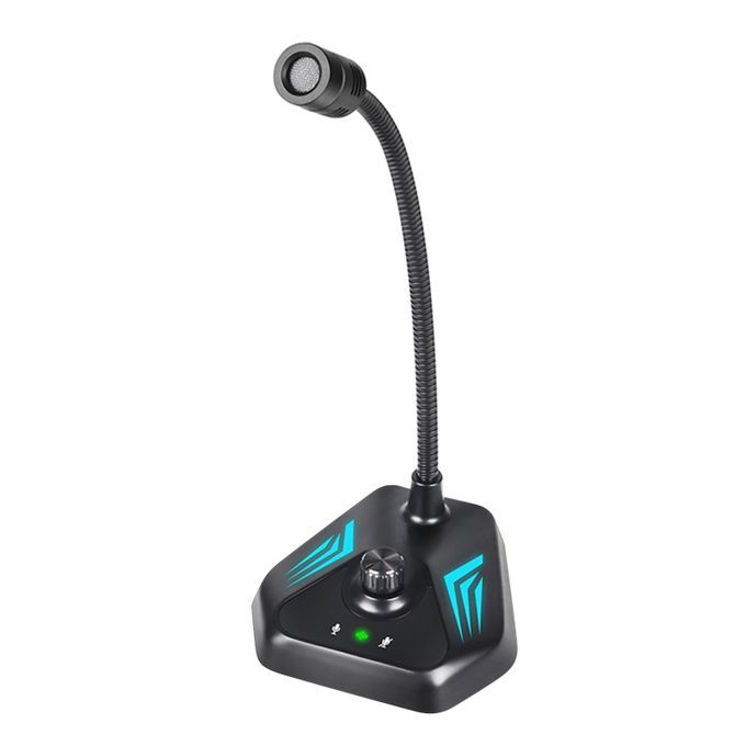 USB Microphone With Adjustable Shaft Flexible Neck
