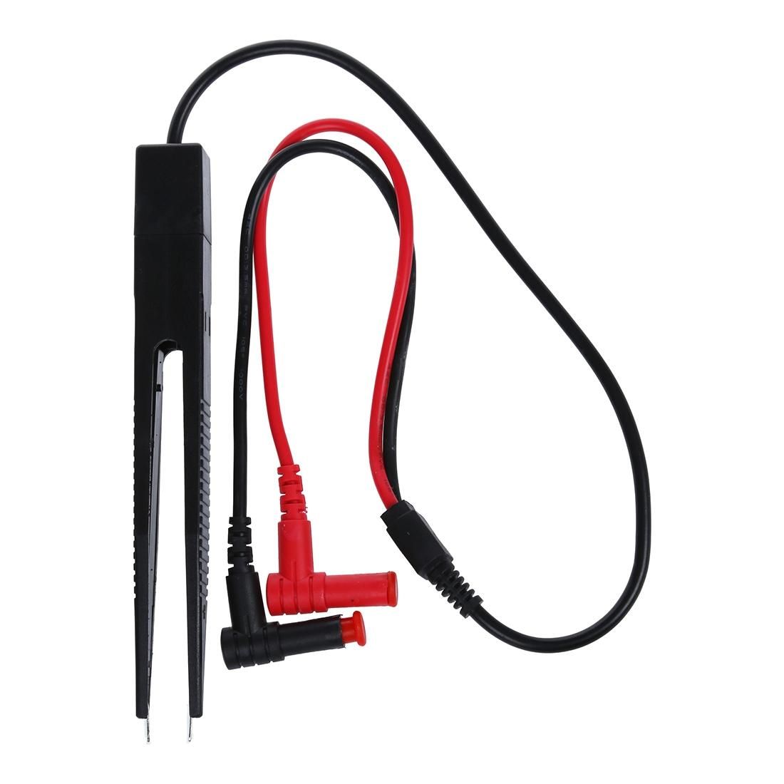 SMD Chip Test Clip Meter Lead Probe Multimeter Tweezer