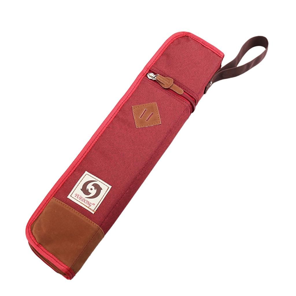 Cotton Padded Bag - Soft Carrying Case For Sticks Red