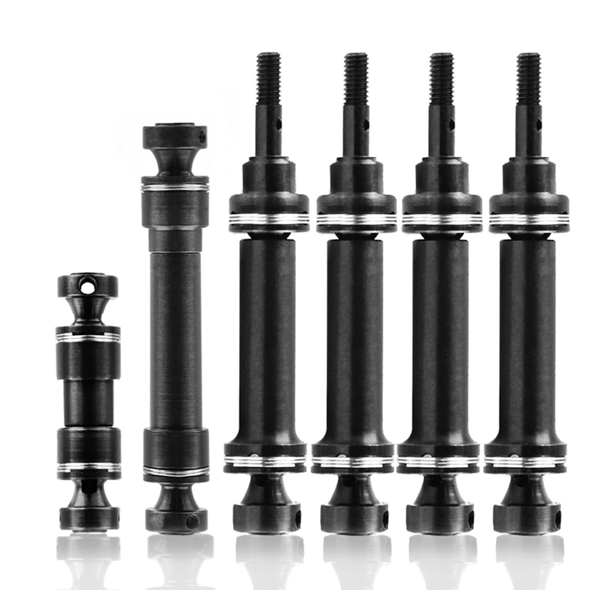 Hardened Steel Front and Rear Center Drive Axle, High-Performance Off-Road Drive Axle 7051 7250R Replacement for 1/16 TRAX4 SLASH 4WD Remote Control Car Upgrade Parts