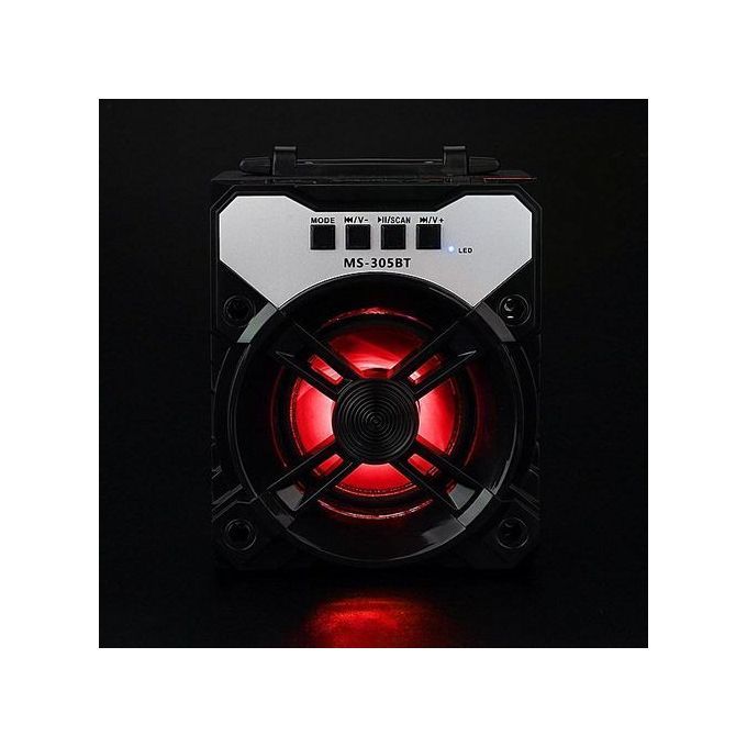 LED Bluetooth Wireless Portable Sport Speaker Super BassWith USB/TF/AUX/FM Radio HT-S