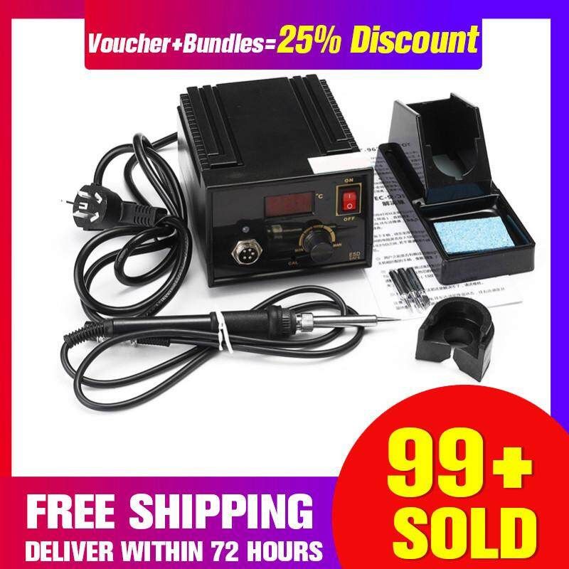 110V 220V Electric Rework Station Iron LCD Display Desoldering SMD