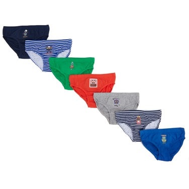 Boys Days Of The Week Briefs - Pack Of 7
