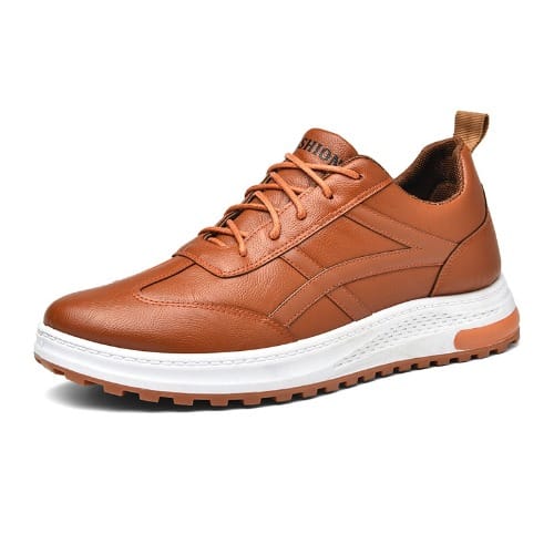 Trendy Dress Sneakers - Brown