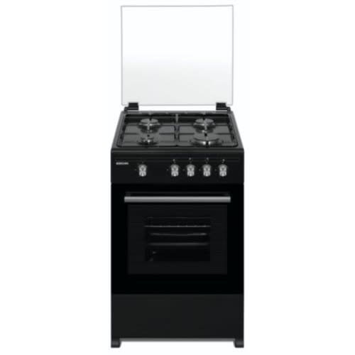 4 Burner Gas Cooker +Oven - Black BGC 5540SB
