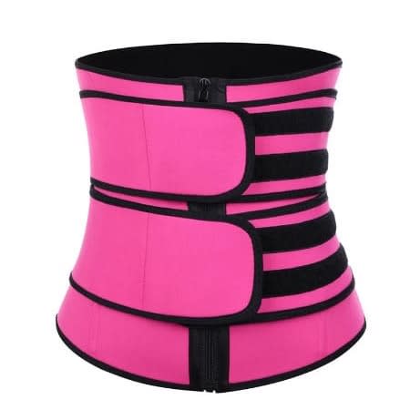 Neoprene Double Strap Waist And Tummy Trainer Corset Belt