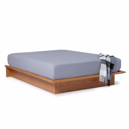 Oak Full Platform Bed