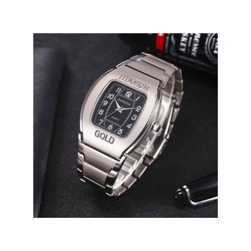 Men Brown Bracelet Wristwatch