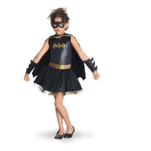 Bat Girl Dress Up Character Costume - Black