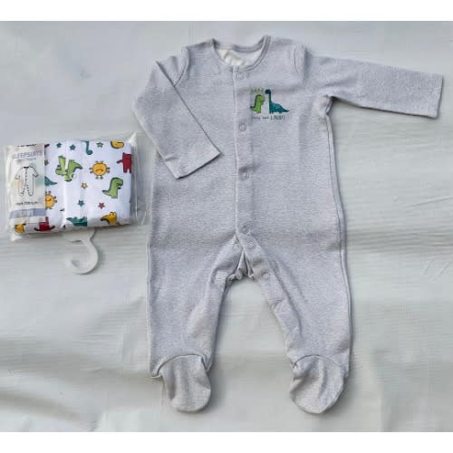 Dino World Design Sleepsuit - 2Pieces