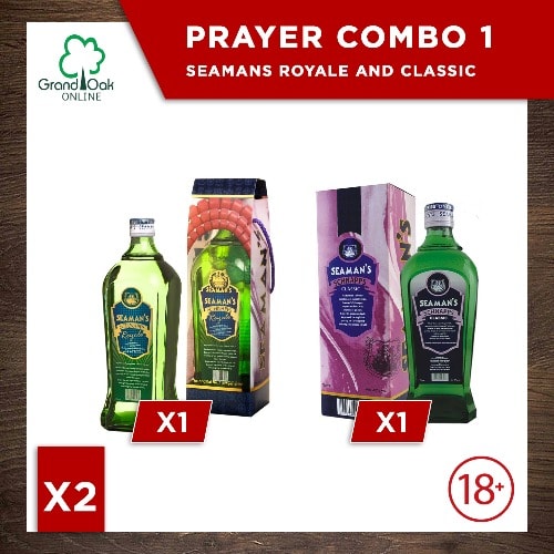 Seaman's Schnapps Royale 100cl Plus Seaman's Classic 75cl- Prayer Combo 1