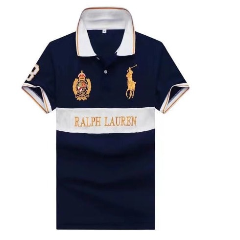 Printed Mens Badge Polo.