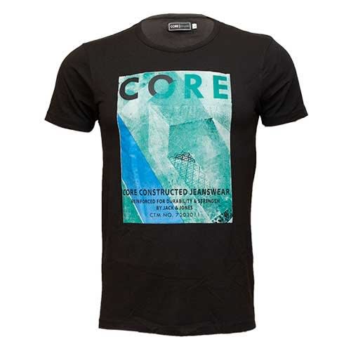 Men's Core Print T-shirt - Black