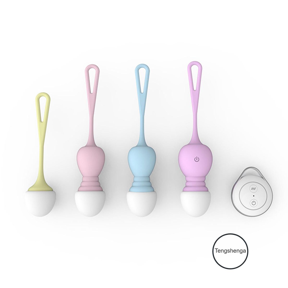 Safe Silicone Vaginas Ball Set 10 Speed Remote Control