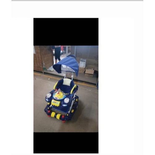 Movable Foldable Baby Walker With Music  And Canopy