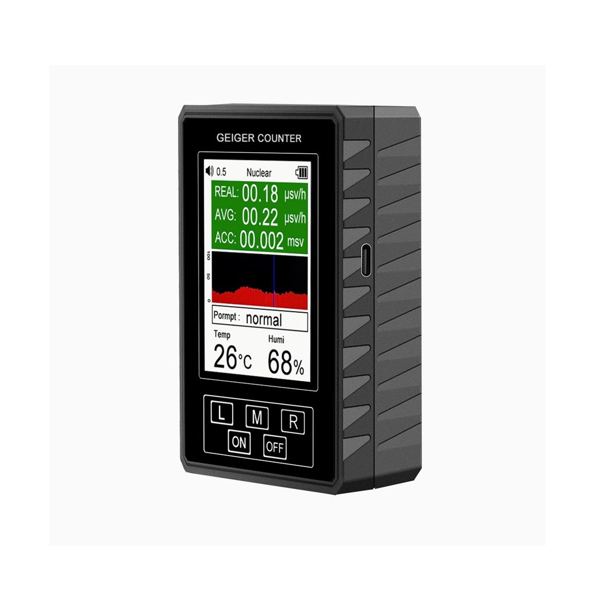 Geiger Counter Nuclear Radiation Meter Ionizing XR1-Pro