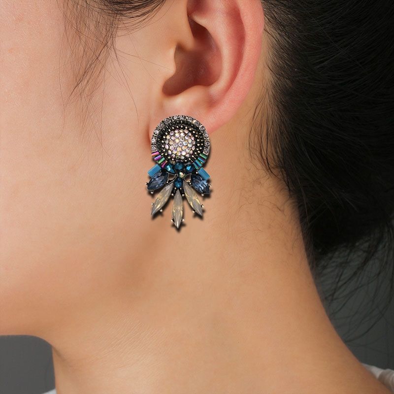 Wedding Colorful Charm Earrings