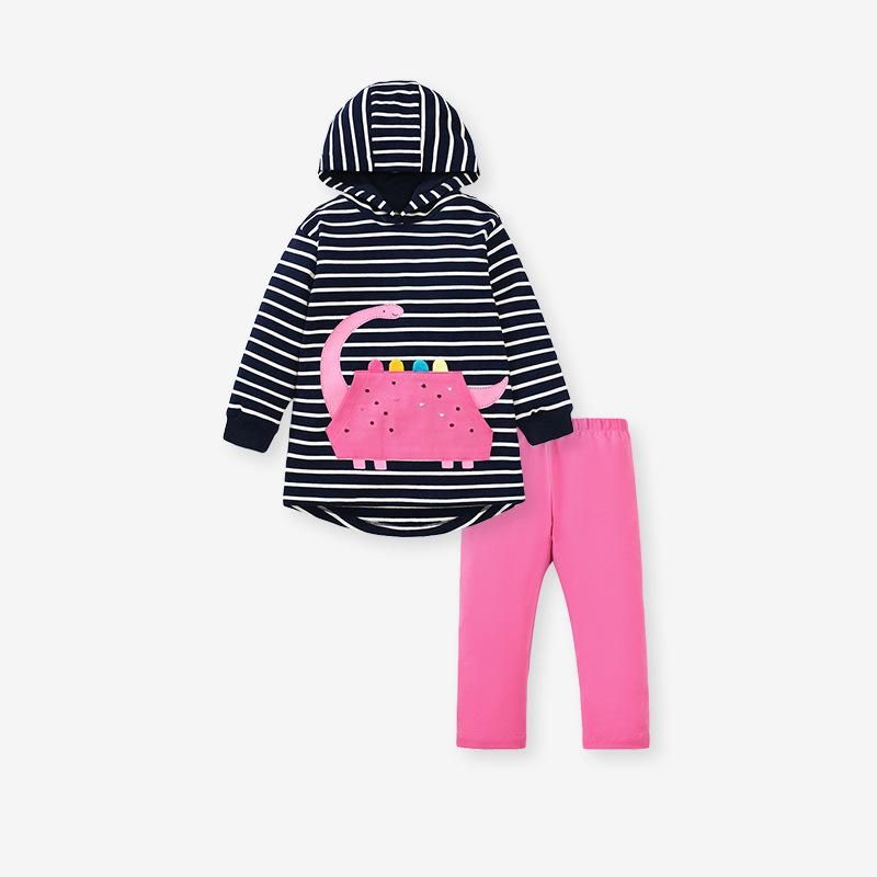 2023 European And American Girls' Sweater Set Small And Medium-Sized Children's Cl