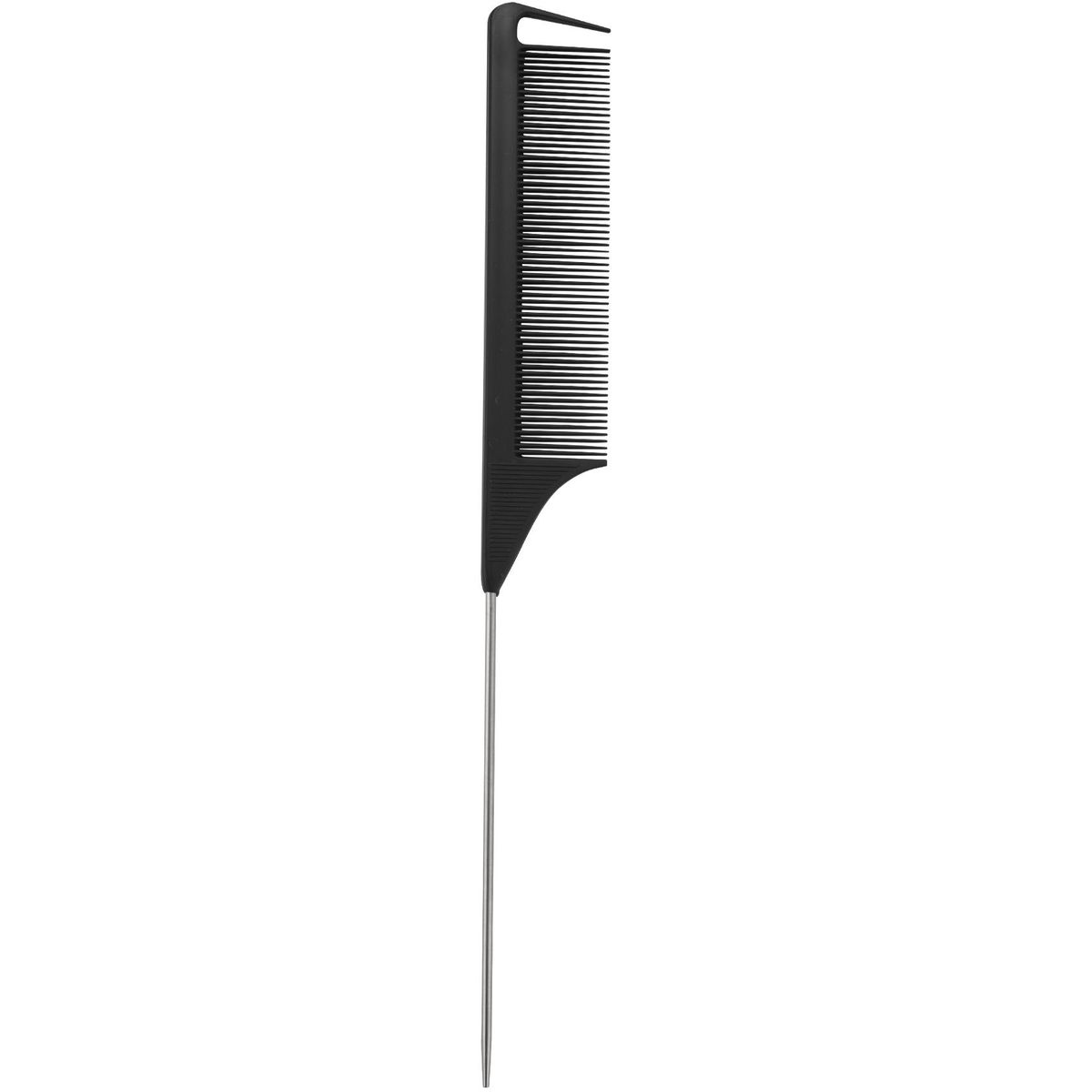 1pcs Hot Fashion Black Fine-tooth Comb Plastic and metal