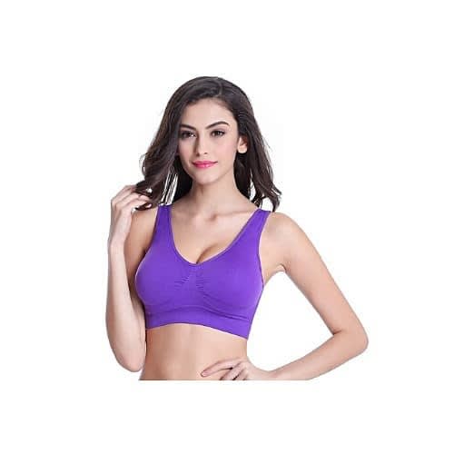 Women's Seamless Sports Bra - Purple