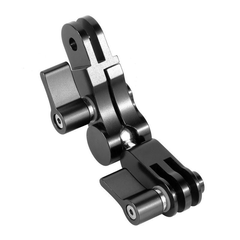 360° Magic Arm Hand Extension Adapter Swivel Joint  Tripod Mount CNC For GoPro Hero 9 8 7 6 Yi 4K Sjcam Eken Go Pro Camera-Black Magic Arm