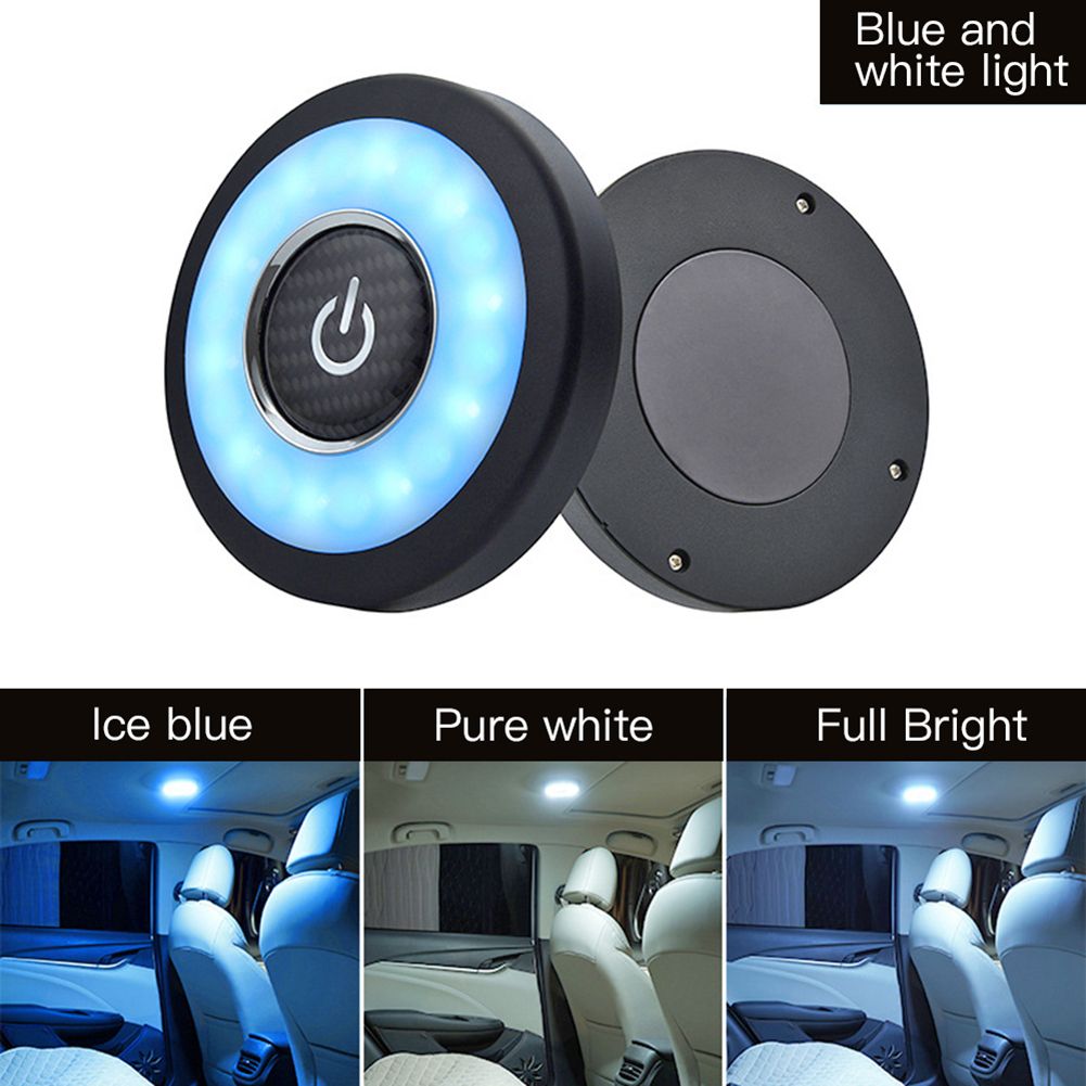Rechargeable Car Auto Interior Magnetic Ceiling-Blue White