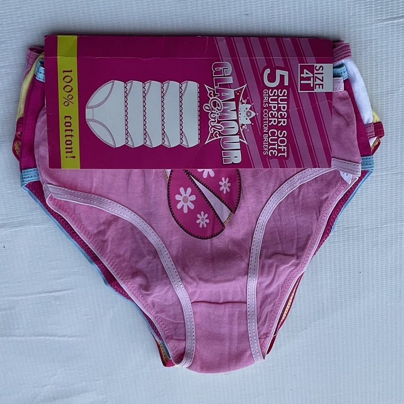 Set Of 5 Glamour Girls Briefs