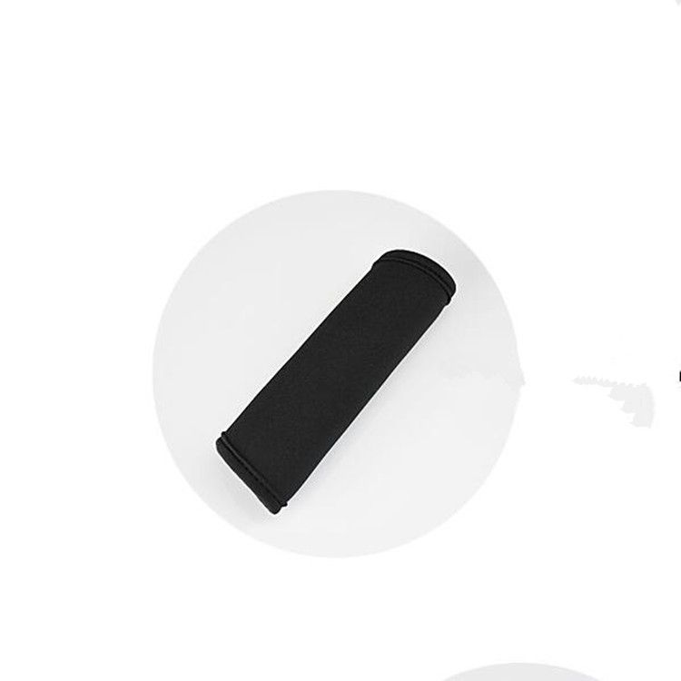 2 PCS Comfortable Neoprene Luggage Handle Wrap Grip Baby Universal Stroller Grip Protective Cover For Travel Bag Luggage Suitcase Universal Black