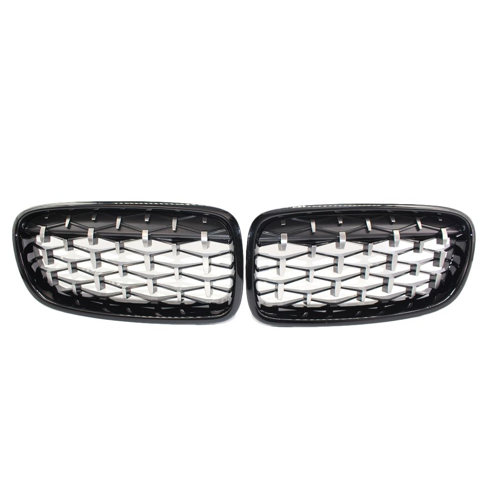 Vislone Front Kidney Grille New Meteor Semi-plated Black