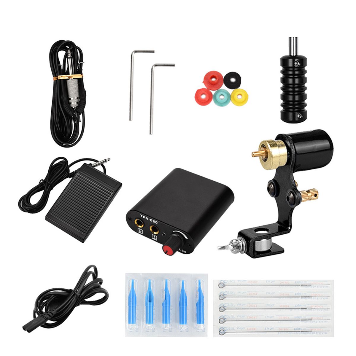 Tattoo Kit Rotary Tattoo Machine With Tattoo Grip 3RL Tattoo