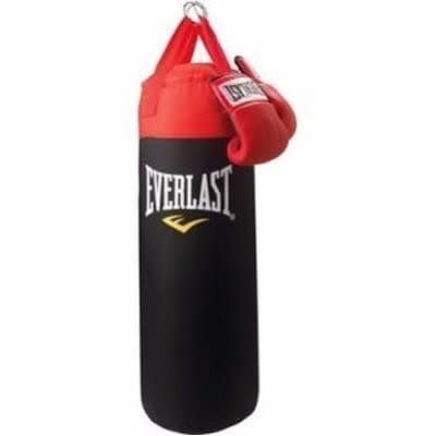Punching Bag With Boxing Bloves