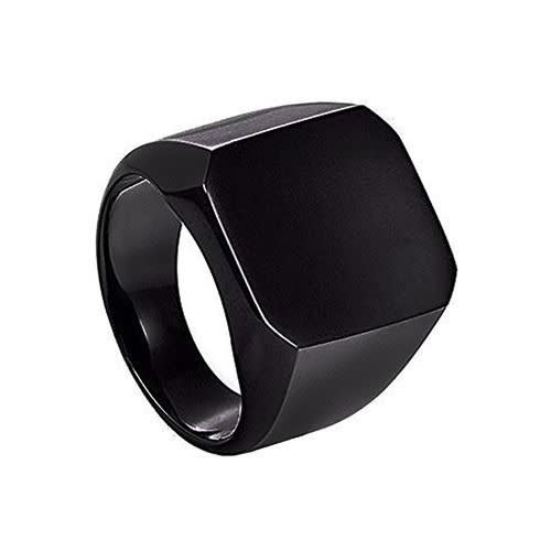 Stainless Steel Ring - Black