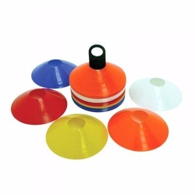 Football Training Flat Cone - 50 Pieces