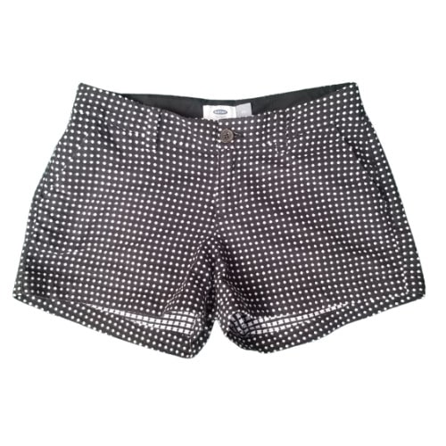 Ladies Casual Short -Black/White